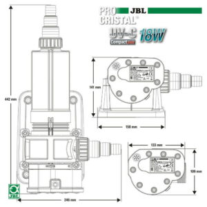 JBL PROCRISTAL 18 W UV-C ll Compact plus Wasserklärer – Bild 2