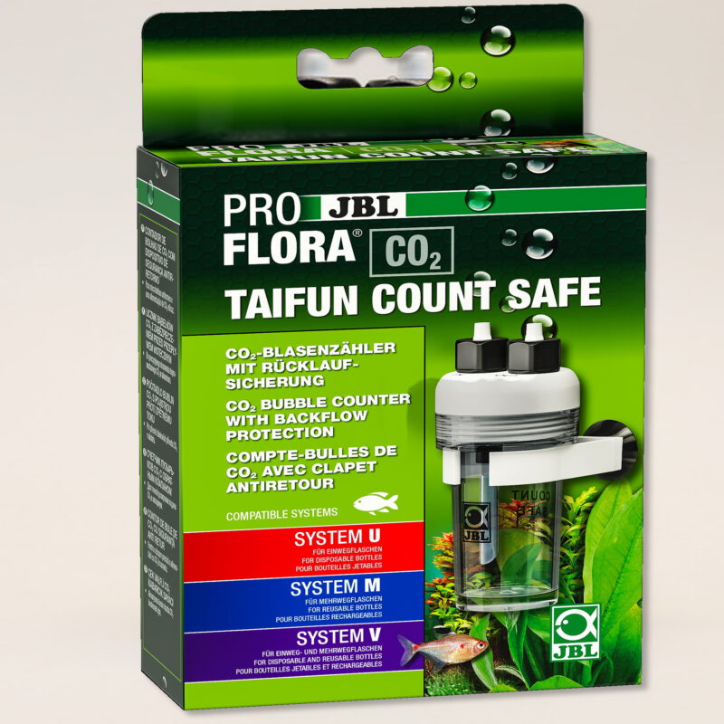 JBL ProFlora CO2 TAIFUN COUNT SAFE Blasenzähler mit Rücklaufsicherung