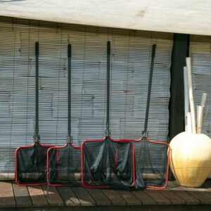 JBL Teichkescher M grob 50x43 Grobmaschiges Fang Netz mit 160 cm Teleskopstiel – Bild 2