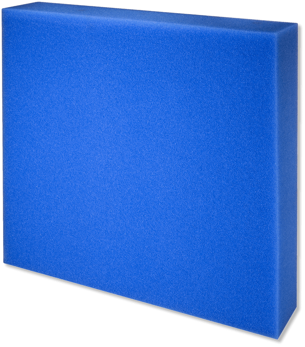 Filterschaum Wasser - TM 25133 - blau - fein - Rolle - Material