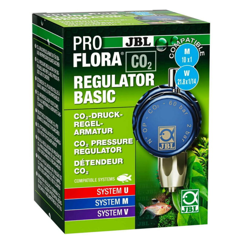 JBL PROFLORA CO2 REGULATOR BASIC u-m Druckregelarmatur für CO2 Flaschen