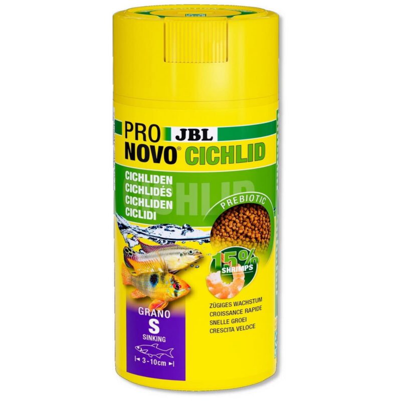 JBL PRONOVO CICHLID GRANO S 250 ml Granulat für kleine Buntbarsche