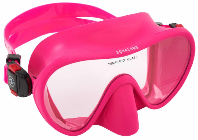 Aqualung Technisub NABUL Einglas Tauchmaske Taucherbrille Pink