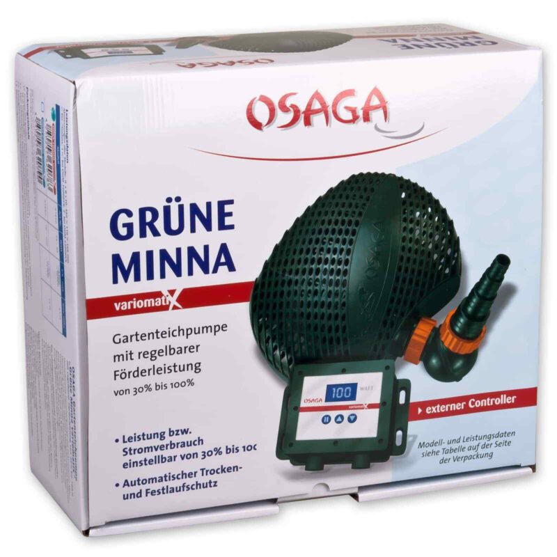 Osaga Grüne Minna 22.000 Variomatix OGM-VX regelbare TeichFilter - Bachlauf - Filter Energiespar Pumpe – Bild 4