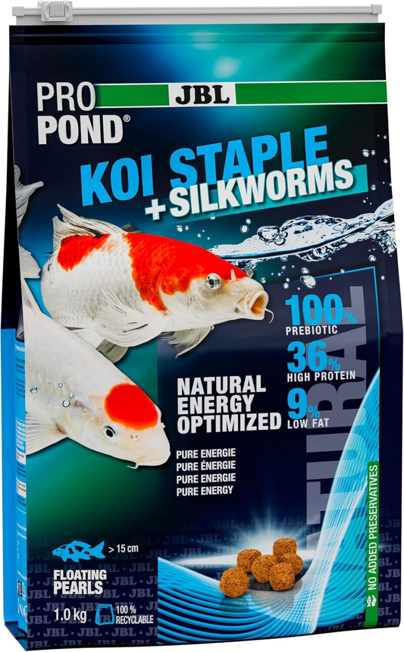 JBL PROPOND STAPLE + Silkworms All Seasons Ganzjahresfutter Koi