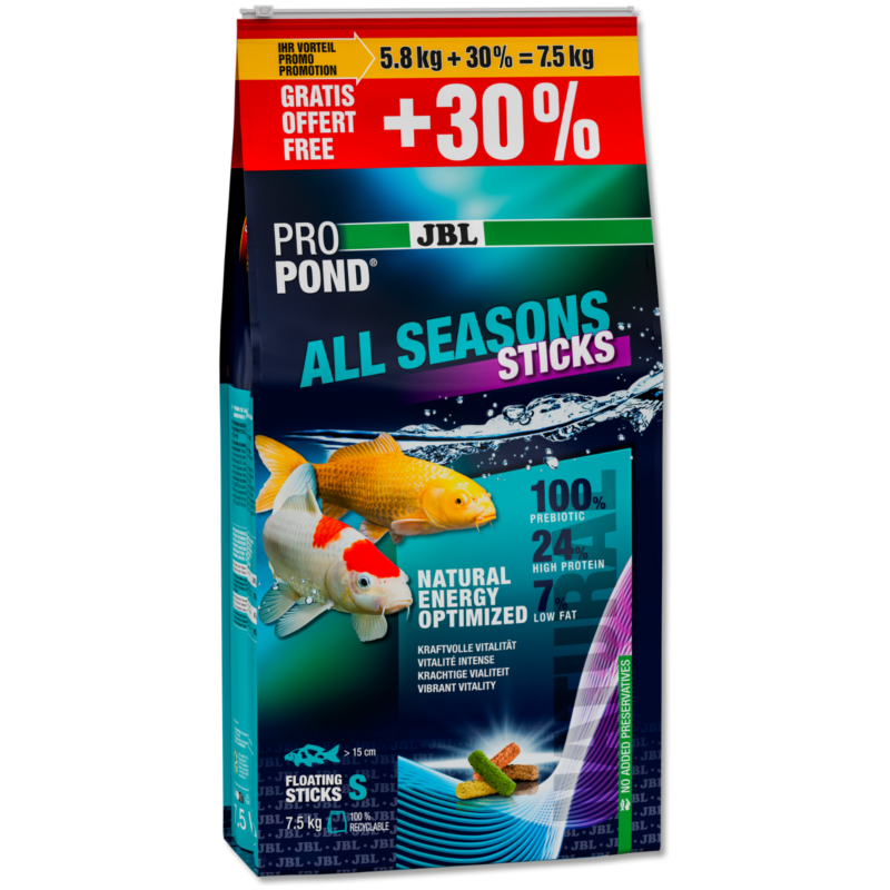 JBL PROPOND All Seasons Sticks M Koi Ganzjahresfutter 4in1 – Bild 2